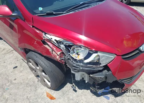 2012 Hyundai Elantra Limited (Ulsan Plant) z USA, uszkodzony, nr VIN KMHDH4AEXCU325419